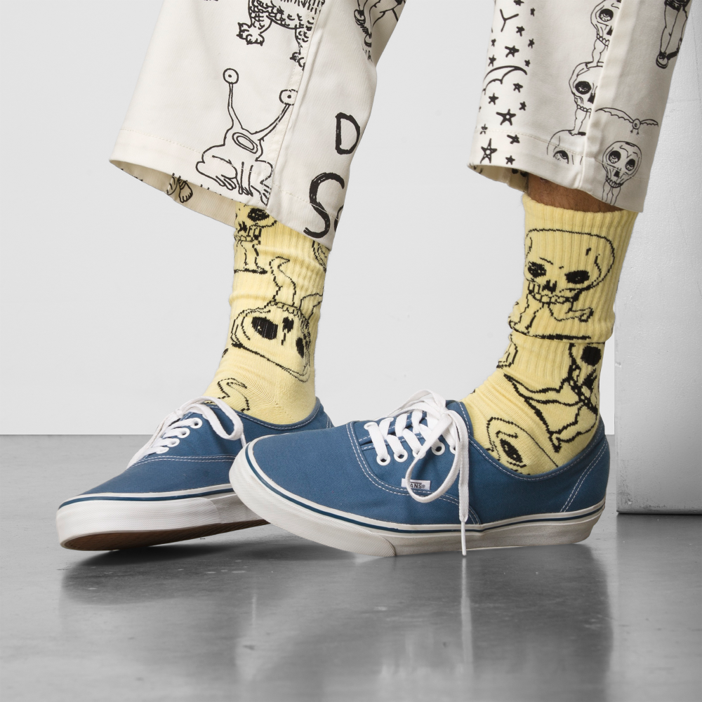 VANS X DANIEL JOHNSTON 크루 삭스 VANS